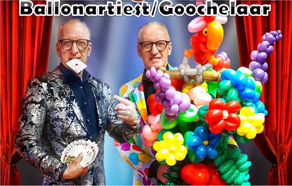 Magic & Balloons boekt u bij www.kwekel-evenementen.nl