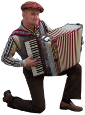 accordeonist te boeken bij www.kwekel-evenementen.nl