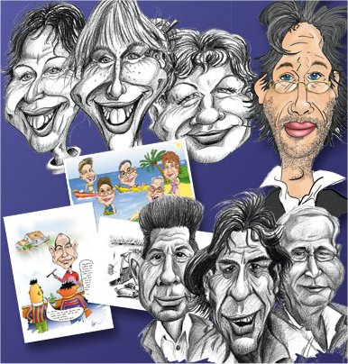 Sneltekenaar - Karikaturist te boeken bij www.kwekel-evenementen.nl